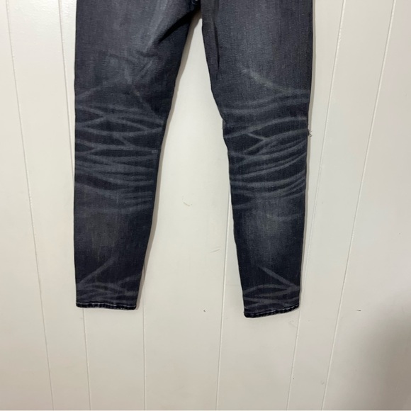 American Eagle Jeans Black Wash Air Flex+ Athletic Fit Distressed Size 29x32 - Picture 7 of 9